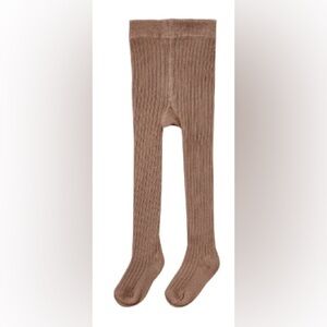 Rylee + Cru Ribbed Tights Mocha